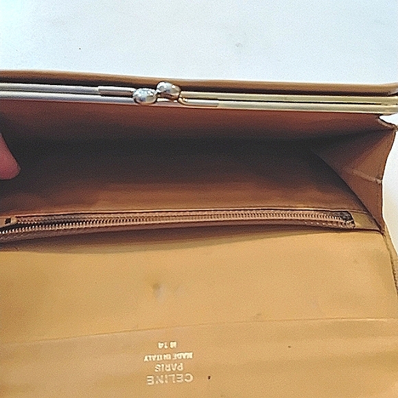 Celine Triomphe Long Wallet Vintage GUC - Picture 11 of 17
